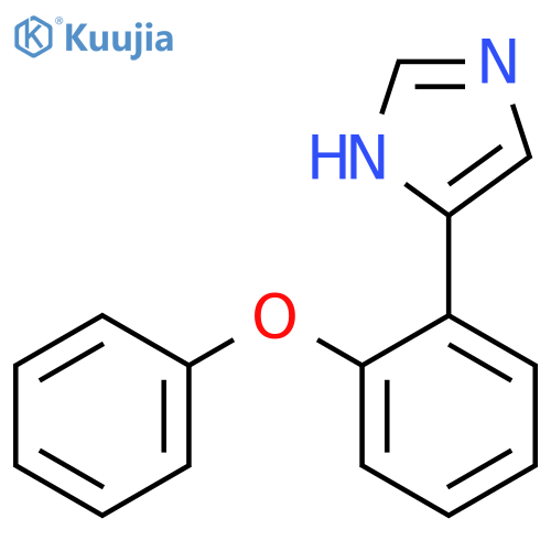 4-(2-phenoxyphenyl)-1H-imidazole structure