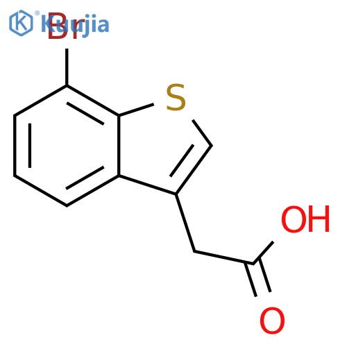2-(7-bromo-1-benzothiophen-3-yl)acetic acid structure