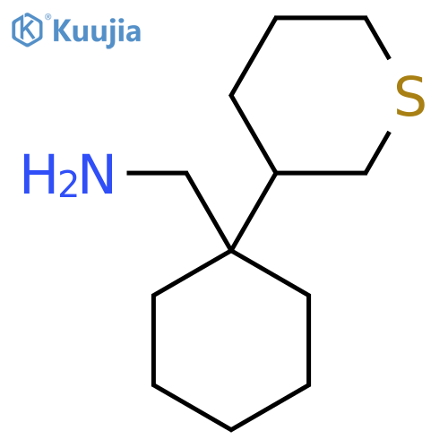 1-(thian-3-yl)cyclohexylmethanamine structure