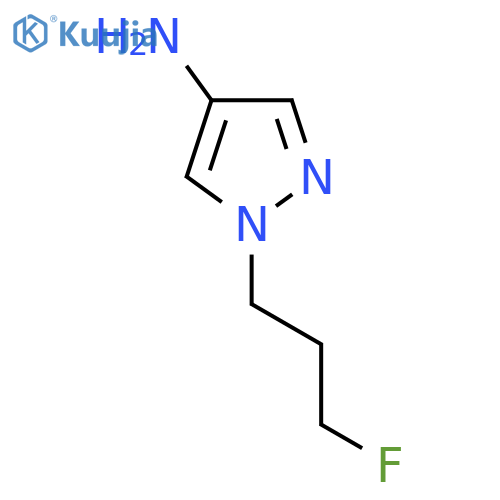 1-(3-Fluoropropyl)-1h-pyrazol-4-amine structure