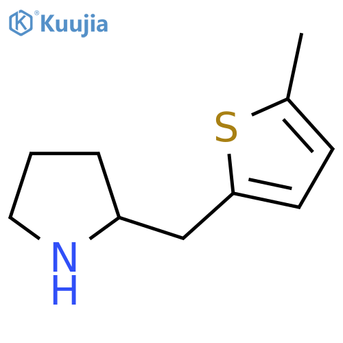 2-(5-methylthiophen-2-yl)methylpyrrolidine structure