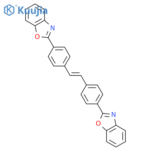 1,2-Bis(4-(benzodoxazol-2-yl)phenyl)ethene structure