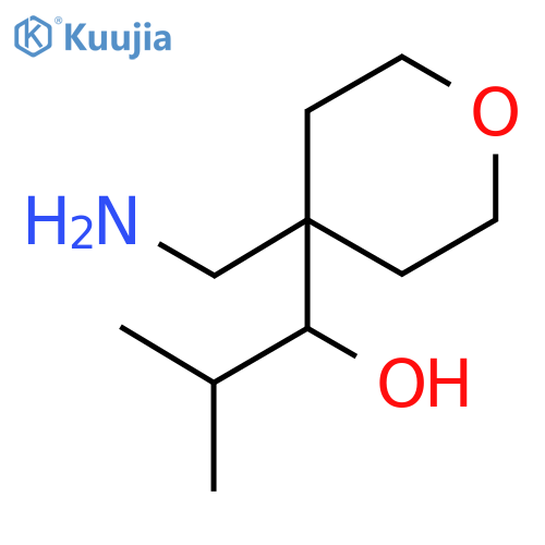 2H-Pyran-4-methanol, 4-(aminomethyl)tetrahydro-α-(1-methylethyl)- structure