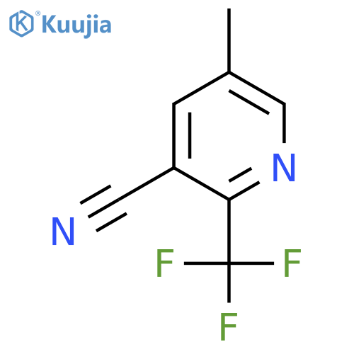 5-Methyl-2-(trifluoromethyl)nicotinonitrile structure