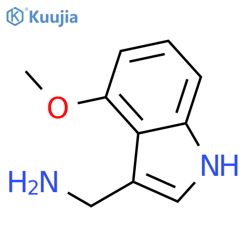 1H-Indole-3-methanamine,4-methoxy- structure