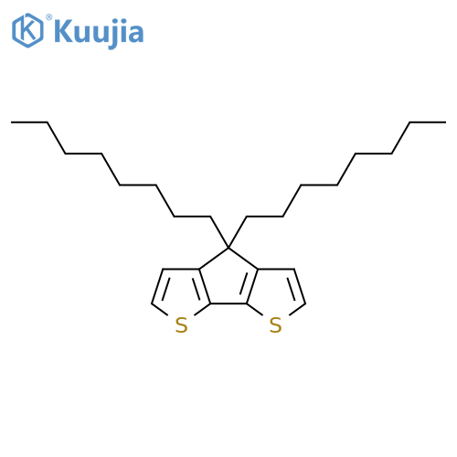 4H-Cyclopenta[2,1-b:3,4-b']dithiophene, 4,4-dioctyl- structure