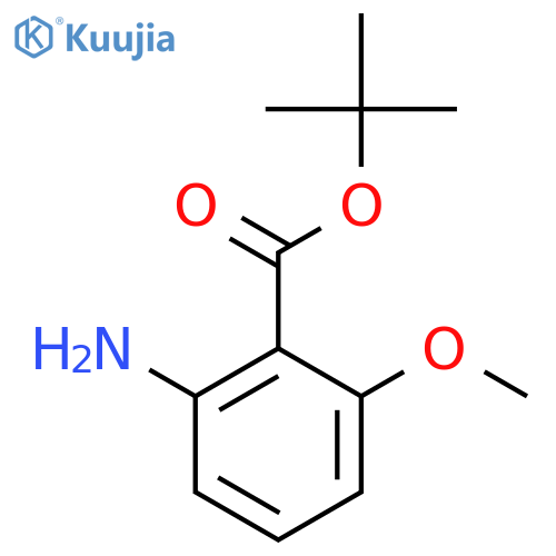 tert-Butyl 2-amino-6-methoxybenzoate structure