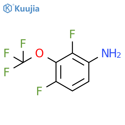 2,4-Difluoro-3-(trifluoromethoxy)aniline structure