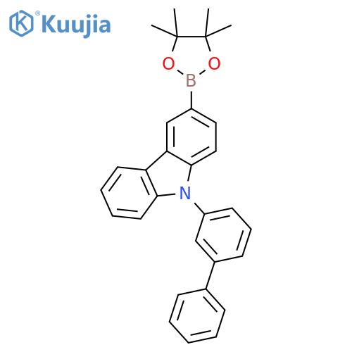 9-([1,1'-Biphenyl]-3-yl)-3-(4,4,5,5-tetramethyl-1,3,2-dioxaborolan-2-yl)-9H-carbazole structure