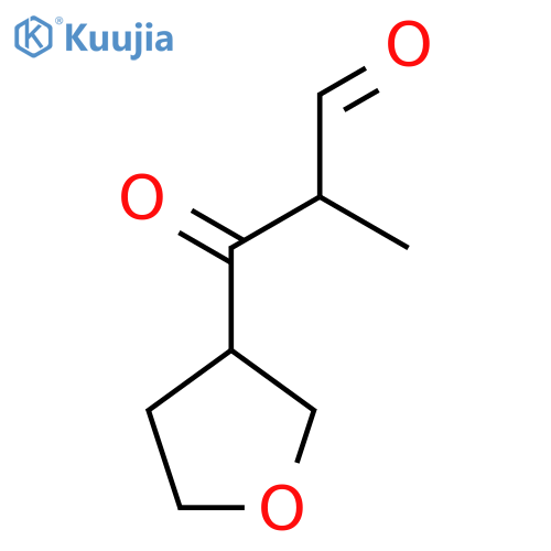 2-Methyl-3-oxo-3-(oxolan-3-yl)propanal structure