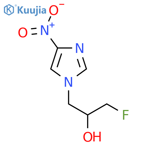 1-fluoro-3-(4-nitro-1H-imidazol-1-yl)propan-2-ol structure