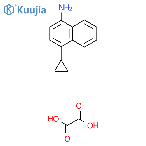 1-Amino-4-cyclopropylnaphthalene oxalate structure