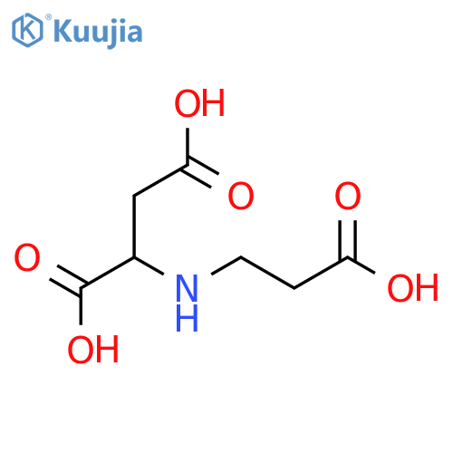 2-(2-carboxyethyl)aminobutanedioic Acid structure