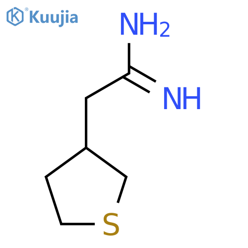 2-(Thiolan-3-yl)ethanimidamide structure