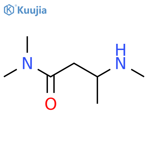 N,N-Dimethyl-3-(methylamino)butanamide structure