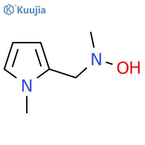 N-methyl-N-(1-methyl-1H-pyrrol-2-yl)methylhydroxylamine structure