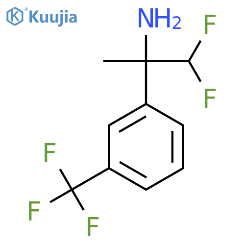 1,1-difluoro-2-3-(trifluoromethyl)phenylpropan-2-amine structure