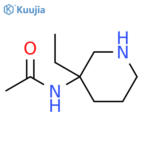 Acetamide, N-(3-ethyl-3-piperidinyl)- structure