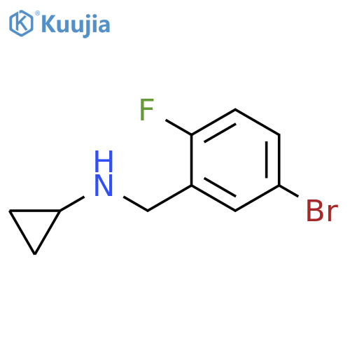 N-(5-broMo-2-fluorobenzyl)cyclopropanaMine structure