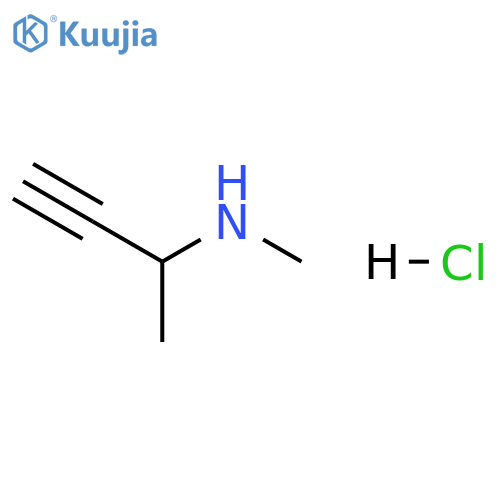 3-Butyn-2-amine, N-methyl-, hydrochloride (1:1) structure