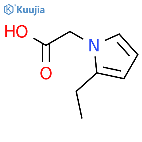 1H-Pyrrole-1-aceticacid, 2-ethyl- structure