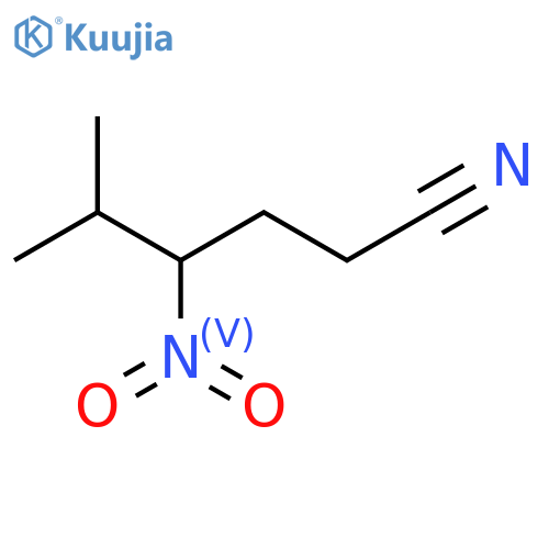 Hexanenitrile, 5-methyl-4-nitro- structure