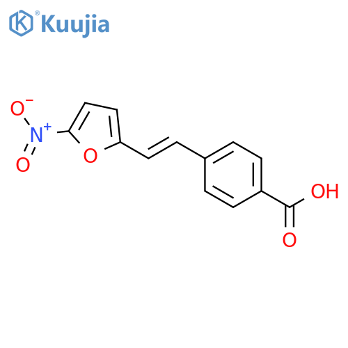 Benzoic acid,4-[2-(5-nitro-2-furanyl)ethenyl]- structure