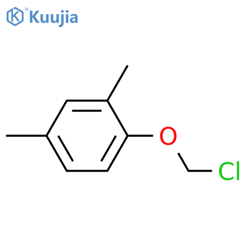 Benzene, 1-(chloromethoxy)-2,4-dimethyl- structure
