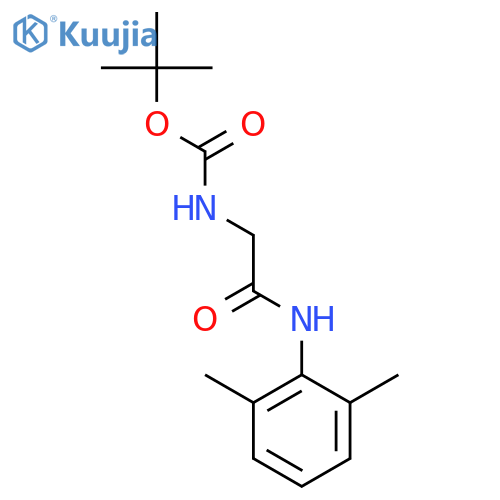 2-(2,6-Dimethylphenyl)amino-2-oxoethylcarbamic Acid 1,1-Dimethylethyl Ester structure
