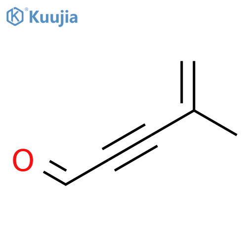 4-Methyl-4-penten-2-ynal structure