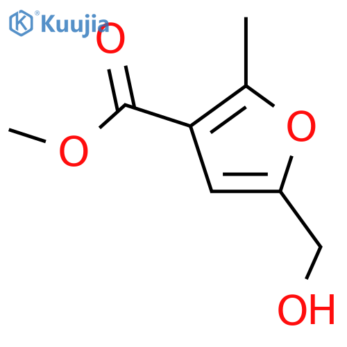 methyl 5-(hydroxymethyl)-2-methylfuran-3-carboxylate structure