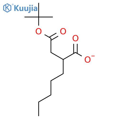 2-(R)-Pentylsuccinic Acid 4-tert-Butyl Ester structure