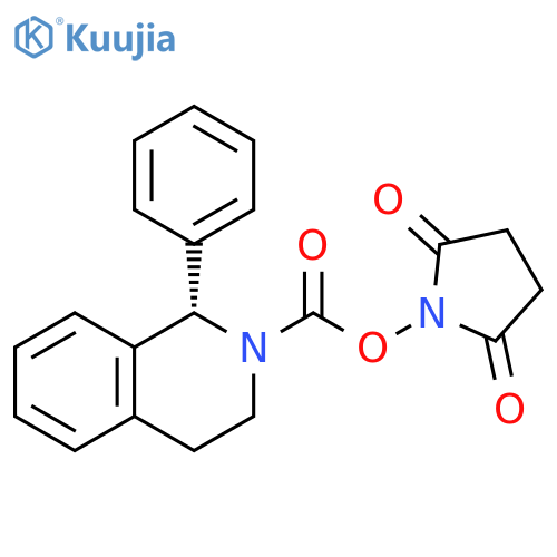 (1S)-3,4-Dihydro-1-phenyl-2(1H)-isoquinolinecarboxylic Acid 2,5-Dioxo-1-pyrrolidinyl Ester structure