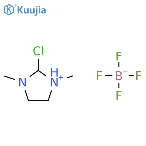 2-Chloro-1,3-dimethylimidazolidinium tetrafluoroborate structure