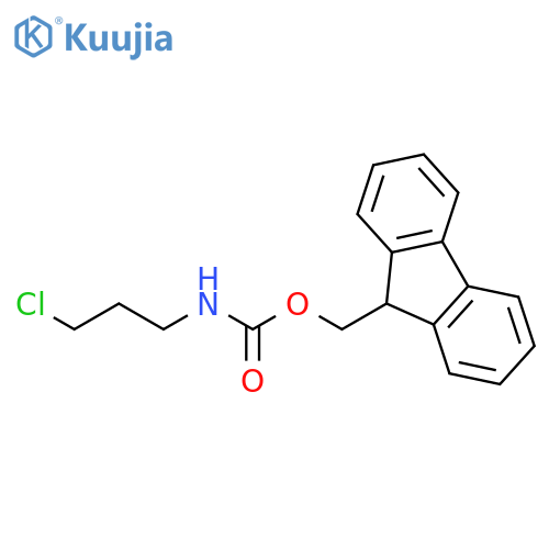 Carbamic acid, N-(3-chloropropyl)-, 9H-fluoren-9-ylmethyl ester structure