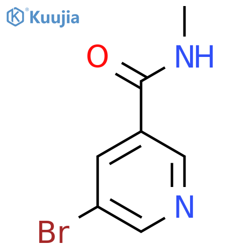 5-Bromo-N-methylnicotinamide structure