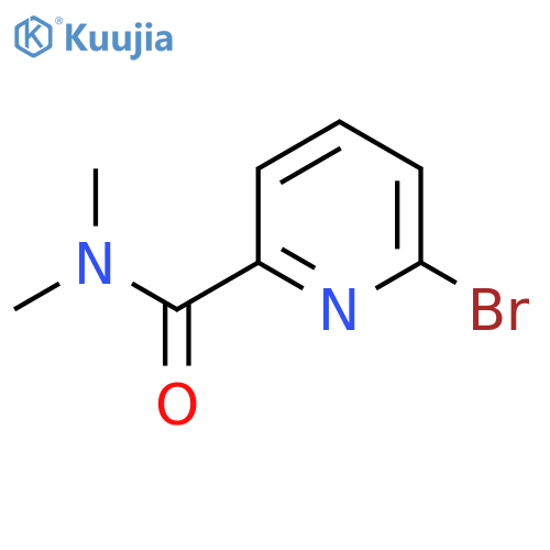 6-bromo-N,N-dimethylpyridine-2-carboxamide structure