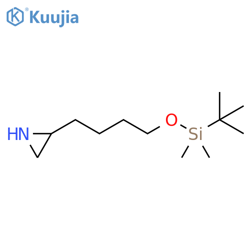 2-(4-((tert-Butyldimethylsilyl)oxy)butyl)aziridine structure