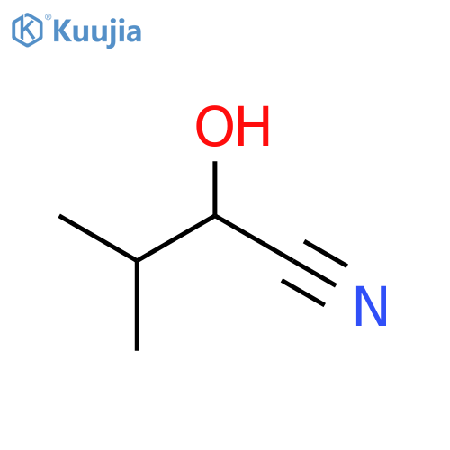 2-Hydroxy-3-methylbutanenitrile structure