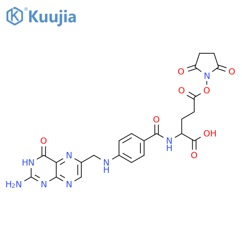 Folic Acid NHS Ester (gamma : alpha =2 :1) structure