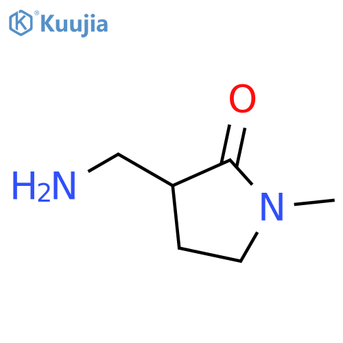 3-(aminomethyl)-1-methylpyrrolidin-2-one structure