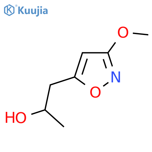 1-(3-methoxy-1,2-oxazol-5-yl)propan-2-ol structure