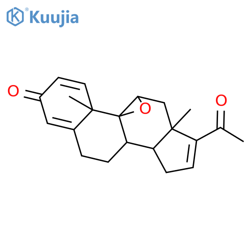 (9β,11β)-9,11-Epoxy-pregna-1,4,16-triene-3,20-dione structure