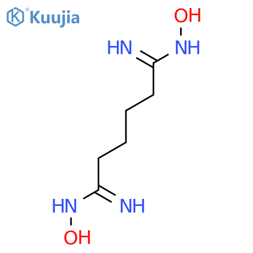 Hexanediimidamide,N1,N6-dihydroxy- structure