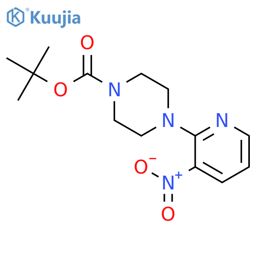 1-Boc-4-(3-Nitropyridin-2-yl)piperazine structure