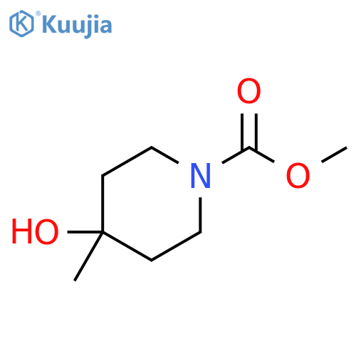 methyl 4-hydroxy-4-methylpiperidine-1-carboxylate structure