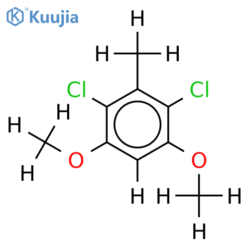 2,4-Dichloro-1,5-dimethoxy-3-methylbenzene structure