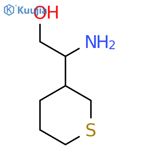 2-amino-2-(thian-3-yl)ethan-1-ol structure