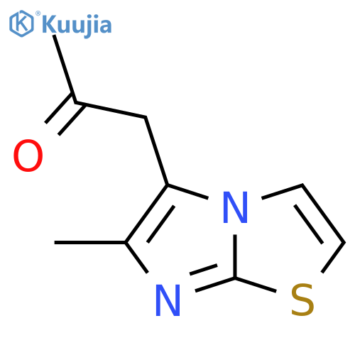 1-{6-methylimidazo2,1-b1,3thiazol-5-yl}propan-2-one structure