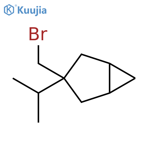 Bicyclo[3.1.0]hexane, 3-(bromomethyl)-3-(1-methylethyl)- structure